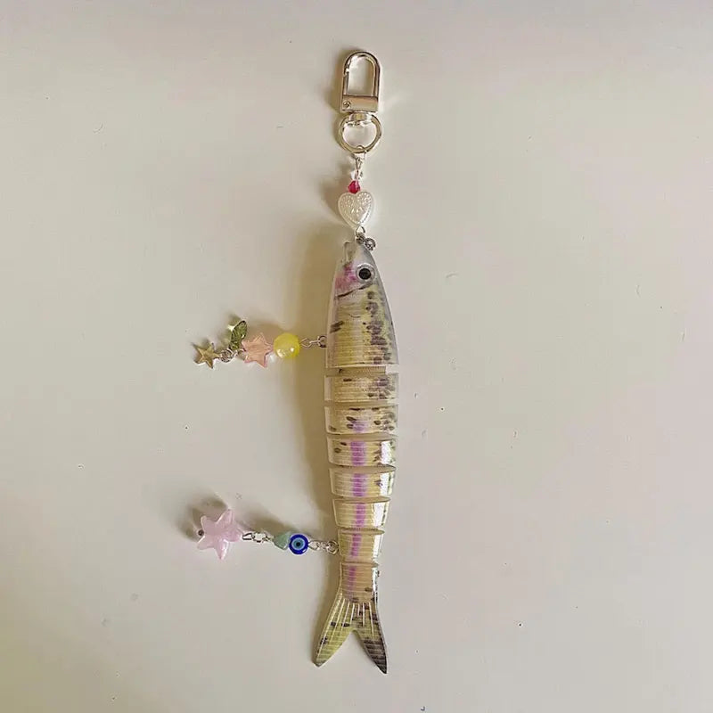 Handmade Fish Keychain, Gift For Fishing Enthusiasts Econic Blanks